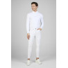 Pantaloni da uomo Pikeur Rodrigo con rinforzo alle ginocchia McCrown Kniebesatz - Bianco