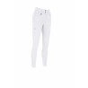 Pikeur Candela Damenreithose mit Kunstleder-Vollbesatz hohe Taille 1808 - Bianco