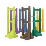 CANDELIERE DOPPIO RESINA