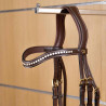 Frontalino Swarovski V Bianco Dy'on D Collection - Marrone