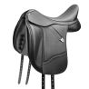 Sella da dressage Bates Plus in cuoio Luxe - Nero
