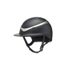 Casco Charles Owen Halo Luxe visiera larga - Nero / platino