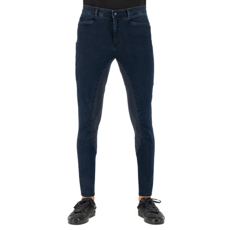 Pantaloni da equitazione Euro-Star Camillo Denim FullGrip