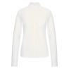 Polo da concorso in mesh Imperial Riding Grandprix a maniche lunghe da donna - Bianco