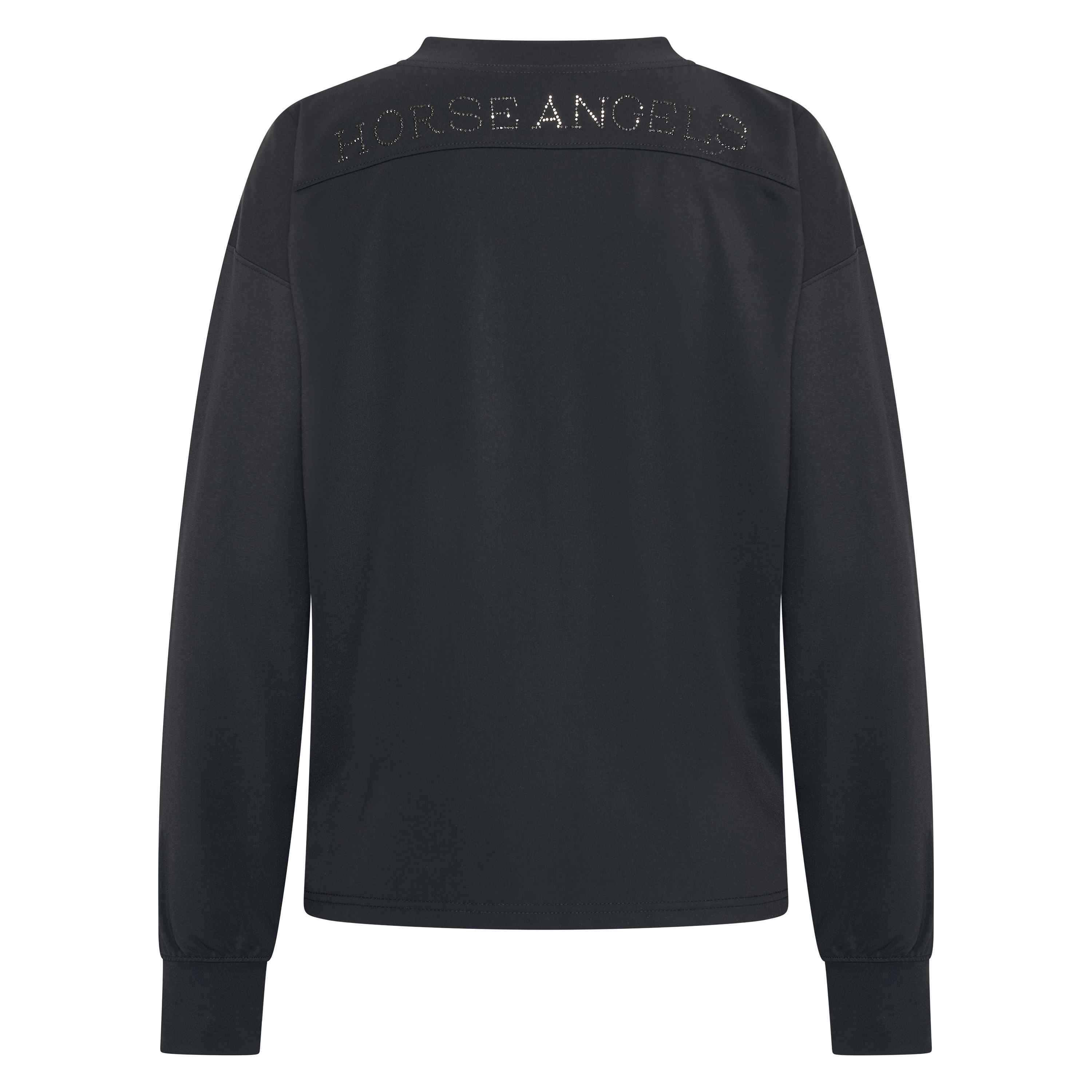 Felpa Imperial Riding Horse Angel donna Nero