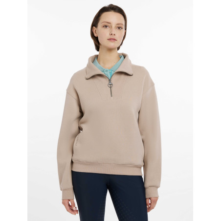 Maglione LeMieux con collo a quarto zip Keira donna