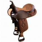 Sella Western Brad Ren's da Pleasure in Cuoio e Cordura