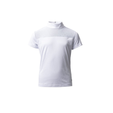 Polo da concorso Horze Kaya bambino con strass