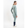 Leggings Harcour Louna Full Seat - Verde grigio
