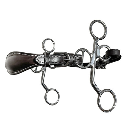 Hackamore Jump'In Pony cuoio branche corte