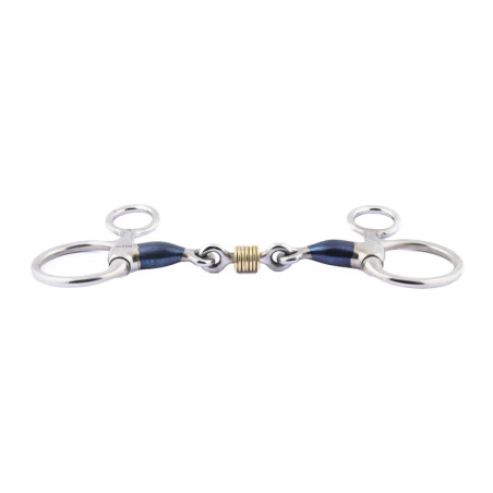 Filet baucher Jump'In doppia rottura Blue Steel con anelli in rame