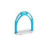 Staffili Anatomic Jin Stirrup in alluminio - Alluminio turchese