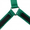 BRIGLIA AMERICANA IN NYLON - Verde scuro / nero