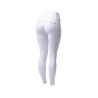 Leggings ibridi da donna Horze Anya fullgrip - Bianco brillante