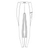 Leggings da equitazione Easy Rider Livia performance FullGrip donna - Bianco