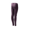 Leggings da equitazione per bambini Horze Dea - Prugna nera
