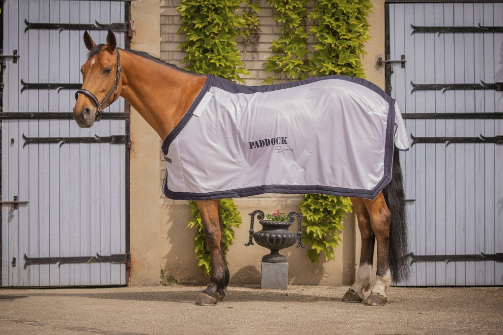 Camicia UV Mesh combo Paddock Sports Bianco