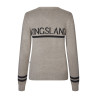 Maglione lavorato a maglia Kingsland KLNancy donna - Beige mélange