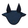 Cuffia anti-mosche in velluto e tessuto tecnico Equestro - Blu navy / nero