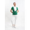 Polo da concorso Harcour Paris donna - Verde smeraldo