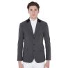 Giacca da concorso uomo 3 bottoni Elegance Equestro - Grigio / nero