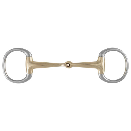 Filet bradoon Stübben 2238 con anelli e cannello da 12 mm