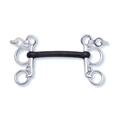 Morso Pelham Stübben 2243 in gomma rigida cannone 16 mm