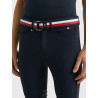 Cintura Tommy Hilfiger Equestrian Global Stripe uomo - Blu navy