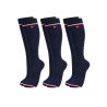 Calzini Tommy Hilfiger Equestrian Byron confezione da 3 - Blu navy