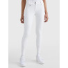 Pantaloni Tommy Hilfiger Equestrian Pro da donna con grip alle ginocchia - Bianco