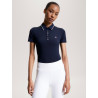 Polo Tommy Hilfiger Equestrian Harlem a maniche corte da donna - Blu navy