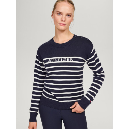 Maglione alla marinara Tommy Hilfiger Equestrian Fairflied donna