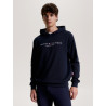 Felpa con cappuccio grafica Tommy Hilfiger Equestrian Williamsburg unisex - Blu navy