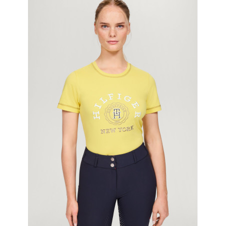 T-shirt grafico Tommy Hilfiger Equestrian Newport da donna a maniche corte