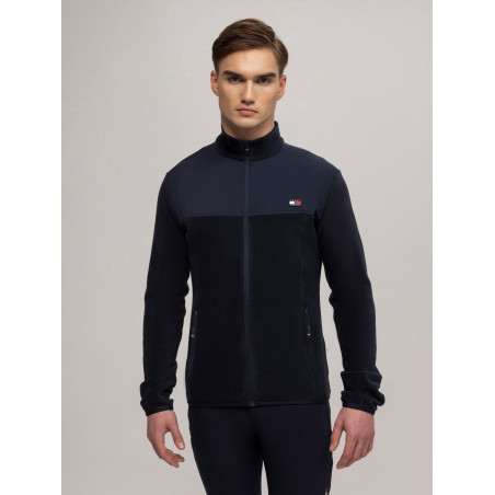 Giacca Tommy Hilfiger Equestrian Michigan in pile da uomo