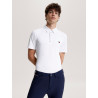 Polo Tommy Hilfiger Equestrian Harlem a maniche corte da uomo - Bianco