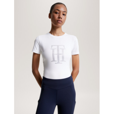 T-shirt Tommy Hilfiger Equestrian Manhattan a maniche corte da donna