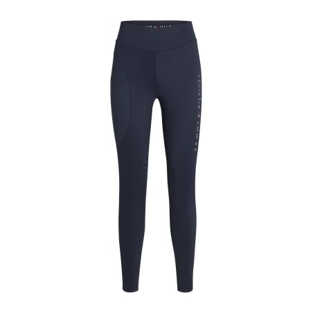 Leggings Tommy Hilfiger Equestrian Elmira da donna full grip con strass