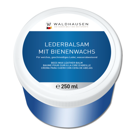 Balsamo per cuoio Waldhausen cera d’api 250 ml