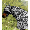 Copricollo anti-mosche Waldhausen Zebra - Nero / bianco