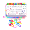 Elastici Waldhausen extra larghi per trecce multicolore scatola - Multicolore