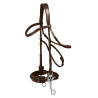 Hackamore Waldhausen X-Line bridone - Marrone