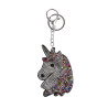 Portachiavi Waldhausen Unicorno - Argento / multicolore