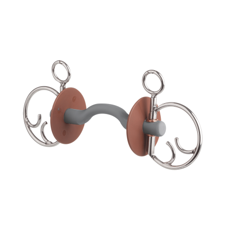 Mors baucher Beris con imboccatura con passaggio di lingua