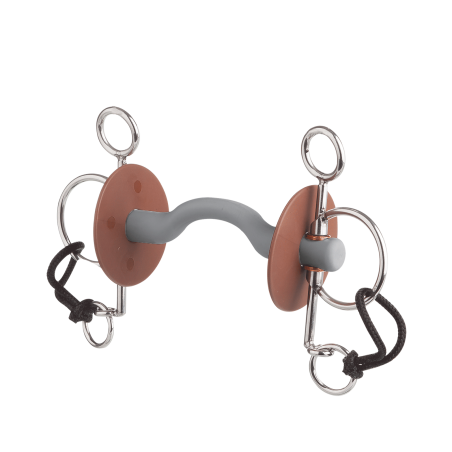 Mors Pelham Beris corto cannone passaggio di lingua