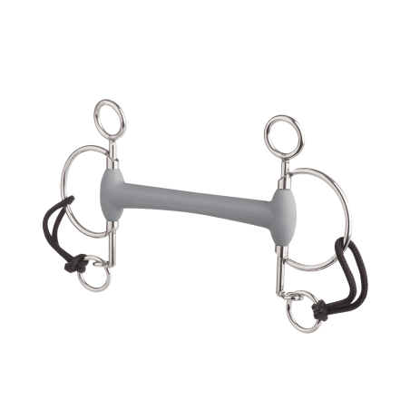 Morso Pelham Beris corto con cannoni a oliva