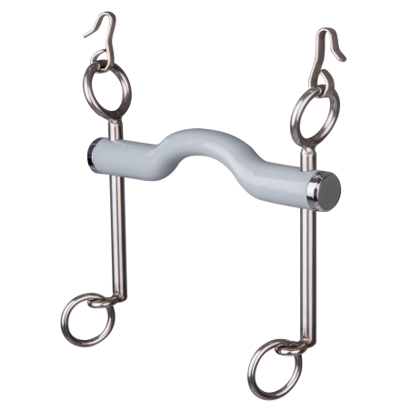 Morso da dressage Beris con cannone lungo passalingua