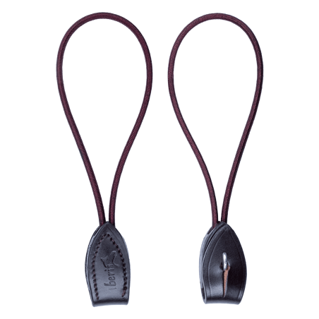 Lacci Pelham in cuoio lunghi Beris per 2