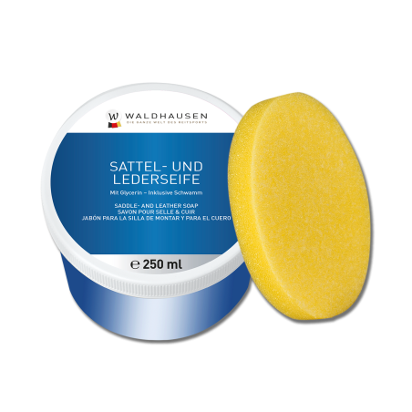 Sapone solido Waldhausen per cuoio 250 ml
