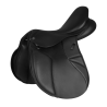 Sella da salto Waldhausen Comfort in cuoio - Nero